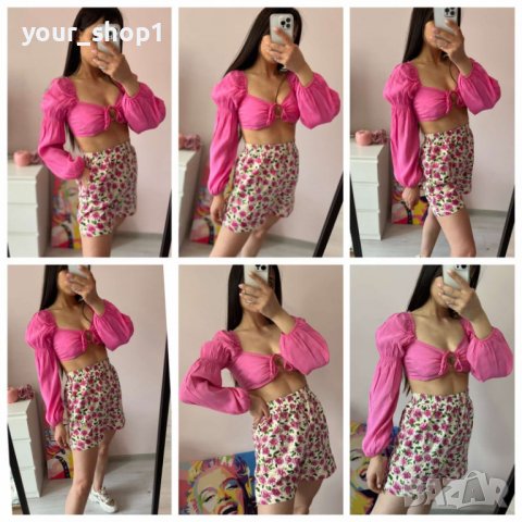 ефектно бюстие къси панталонки, снимка 1