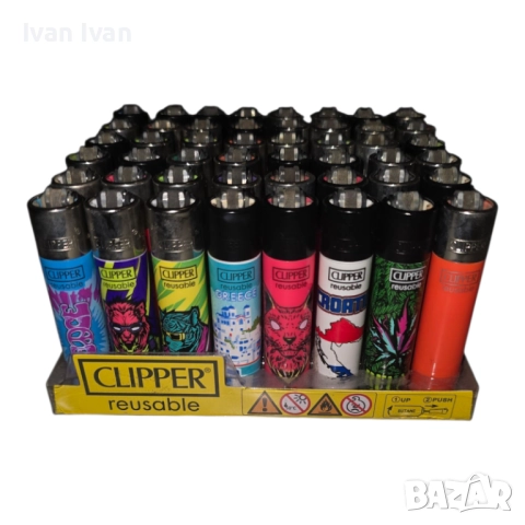 Колекция от 51 запалки clipper 
