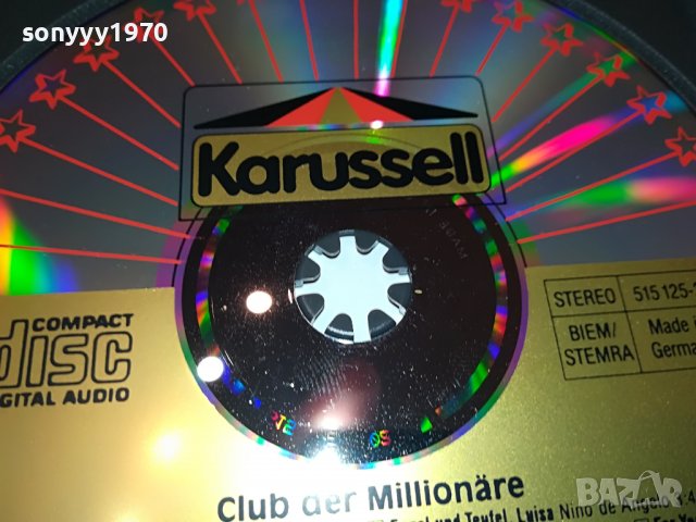 CLUB DER MILIONARE 0RIGINAL CD MADE IN GERMANY 2503232054, снимка 11 - CD дискове - 40134914