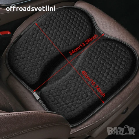 Ергономична Гел Възглавница с Honeycomb Дизайн – Универсална, снимка 2 - Аксесоари и консумативи - 50824473