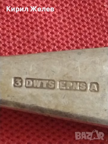 Стара вилица за десерт Английски стил с печати за КОЛЕКЦИОНЕРИ 42121, снимка 6 - Други ценни предмети - 43862426