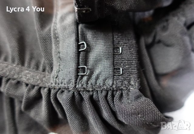 75/80В дамски корсет с черен сатен, снимка 5 - Корсети, бюстиета, топове - 39584329