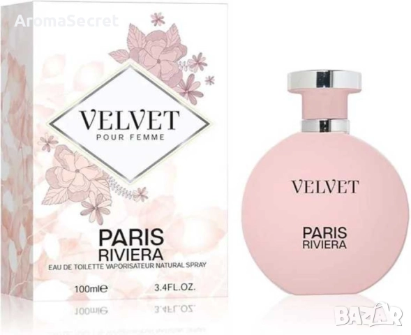 Тоалетна вода за жени Velvet от Paris Riviera EAU DE TOILETTE 100ml, снимка 4 - Дамски парфюми - 51992931
