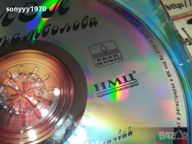 ЕМЕЛ-ЕМИ СТАМБОЛОВА-ОРИГИНАЛЕН ДИСК-1999 PEAK MUSIC 2204251719, снимка 17 - CD дискове - 49991701