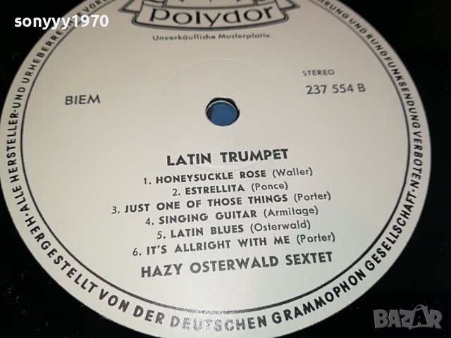 LATIN TRUMPET-ПЛОЧА ОТ ГЕРМАНИЯ 0504231327, снимка 9 - Грамофонни плочи - 40264179