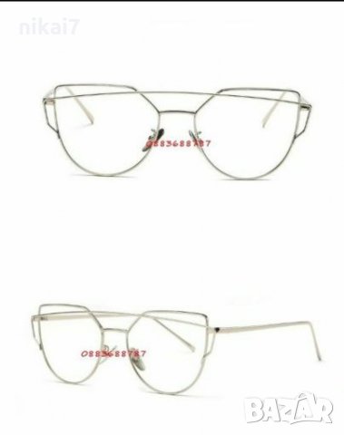 Diior дамски очила котешко око стъкла без диоптър защита UV400, снимка 8 - Слънчеви и диоптрични очила - 28019490