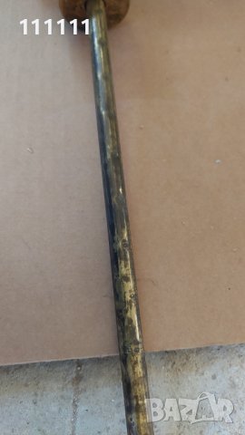 Кантар с надпис, месингови тежести и ос, снимка 4 - Други ценни предмети - 38110294