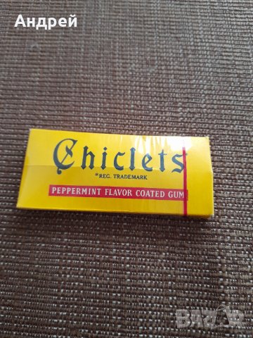 Стара дъвка Chiclets, снимка 2 - Колекции - 39404865