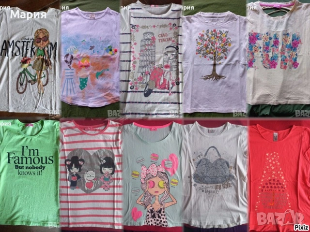 Тениски блузки нови Zara girls LСW от 152 до 164