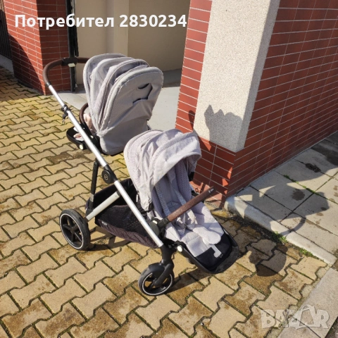 Cybex gazelle S - количка за близнаци