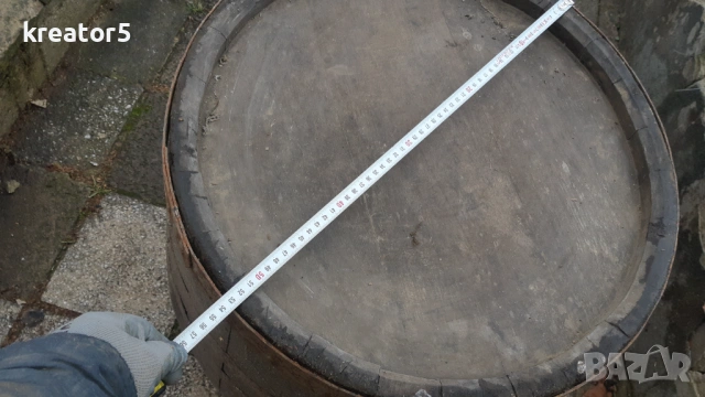 Дървена бъчва-ползвана, снимка 2 - Антикварни и старинни предмети - 53060024