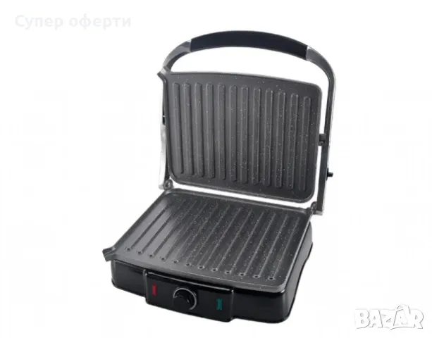 Тостер преса за сандвичи и грил, Lexical LSM-2507, 2200W, гранитни плочи, снимка 2 - Тостери - 49634042