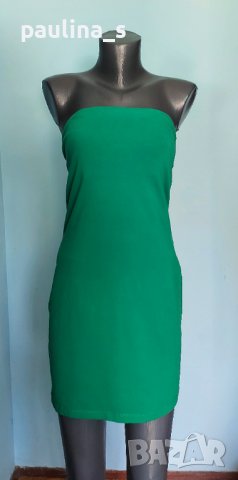 Еластична маркова рокля без презрамки и с вграден сутиен "H&M"® / голям размер , снимка 2 - Рокли - 36692403