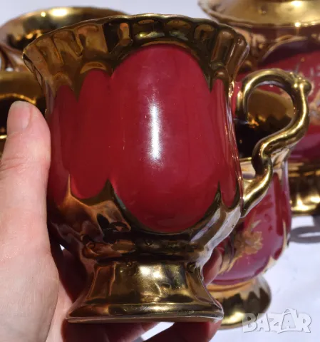 Позлатен сервиз за чай и кафе, снимка 7 - Сервизи - 50149478