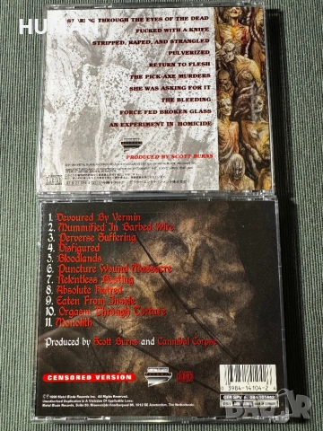 Venom - Bathory - Disharmonic Orchestra - Carnivore - Cannibal Corpse, снимка 18 - CD дискове - 52393652