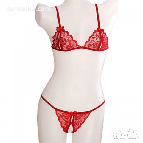 B2043 Еротичен секси сет, еротично бельо. Дантелено секси бельо. Съблазнително бельо за жени, снимка 4 - Бельо - 35605895