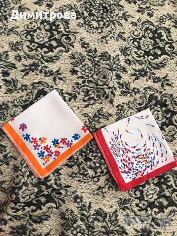 Носни кърпички - мъжки, дамски и детски - памучни, копринени и жарсе, снимка 6 - Други стоки за дома - 11722258