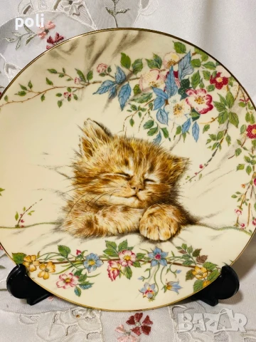 порцеланова чиния за стена , снимка 2 - Декорация за дома - 50780215