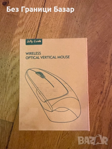 Нова безжична мишка с удобен скрол за лаптоп работа офис PC игри