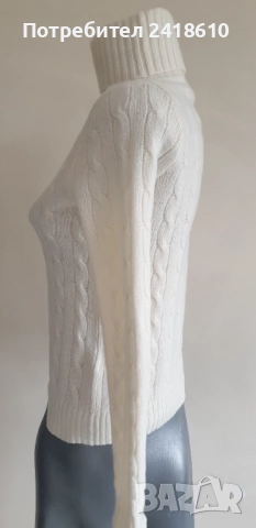 POLO Ralph Lauren Cable Wool / Cashmere Knit Womens Size XS НОВО! ОРИГИНАЛ! Дамски Поло Пуловер !, снимка 10 - Блузи с дълъг ръкав и пуловери - 52041314