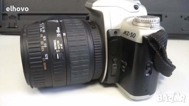 Фотоапарат Pentax MZ-50 с обектив Sigma Zoom 28-80mm 1;3.5=5.6 II Macro ф55, снимка 5 - Фотоапарати - 38941122