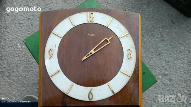 Часовник, стари, стар, антики, винтидж, арт часовник ОРИГИНАЛЕН немски, германски, GERMANY, снимка 3 - Стенни часовници - 51859280