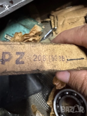 ЛАГЕР 208 (6208) ГПЗ ЗА ГАЗ 66 ПАЗ 3201 БЕЛАЗ МАЗ НОВ СССР 40*80*18 ММ, снимка 2 - Части - 51738566