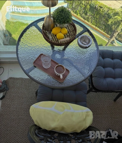 Минимализъм и стабилност в едно – стилна масичка за кафе на открито, снимка 2 - Декорация за дома - 52963077