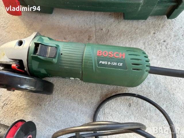 Bosch pws 9-125 ce ъглошлайф с обороти, снимка 2 - Ъглошлайфи - 52725151