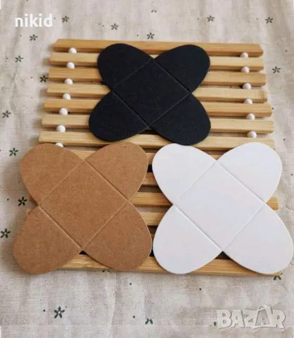 10 бр картонени подложки поставки за кошнички капсули за бонбони кутия , снимка 3 - Други - 48182674