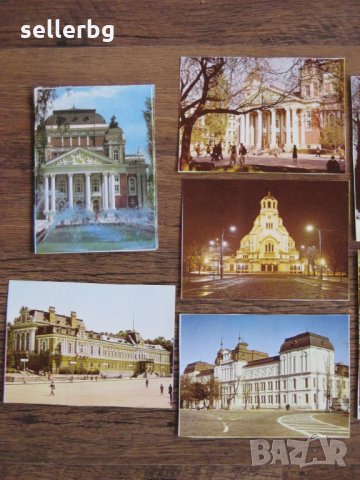 Пощенски картички от София от 1977 и 1987 г. - нови, снимка 2 - Колекции - 27866042
