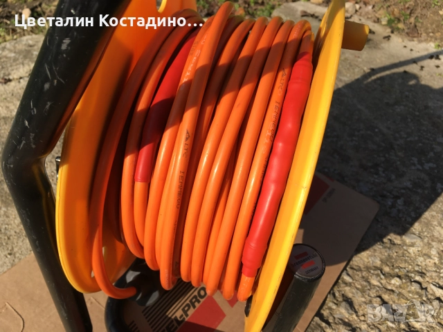 немска макара с кабел 42м на марката "Brennenstuhl", снимка 9 - Други инструменти - 52856695