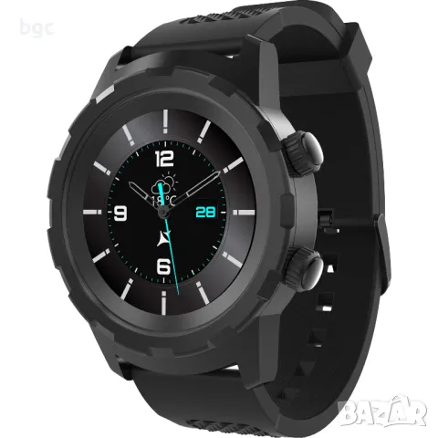НОВ Часовник Smartwatch Allview Hybrid T, Black - 24 месеца гаранция 24 Месеца пълна гаранц