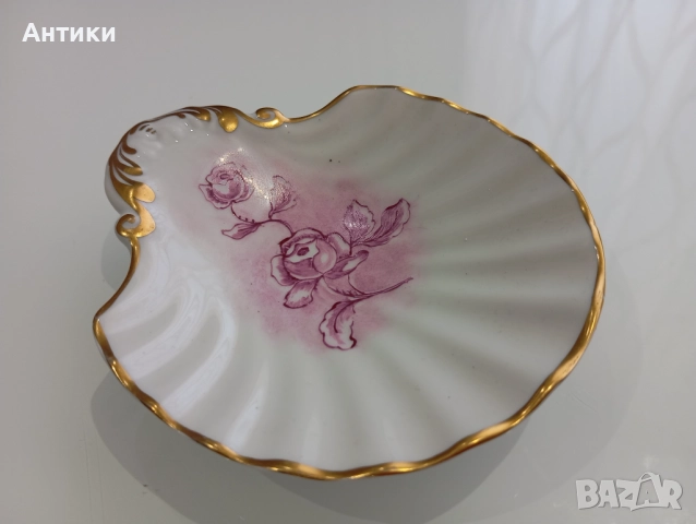 Стара порцеланова картина с печат , снимка 5 - Картини - 52625473