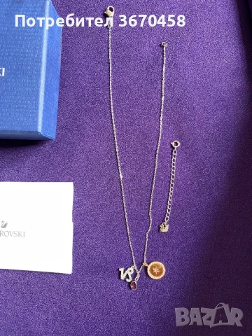 Колие Swarovski Zodiac Pendant-Capricorn horoscope 5349216 Зодиак Козирог елемент , снимка 10 - Колиета, медальони, синджири - 51365746