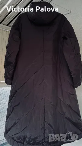 Модерно яке-палто GUXY цвят шоколад ,гъши пух,Италия, снимка 17 - Палта, манта - 34556353