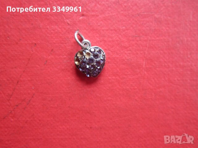 Сребърен медальон висулка с камък 5, снимка 5 - Колиета, медальони, синджири - 36772776