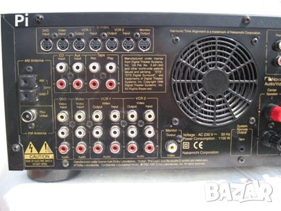 Усилвател Nakamichi AV-10 5.1, Невероятен звук! 1100w... , снимка 5 - Ресийвъри, усилватели, смесителни пултове - 27994433