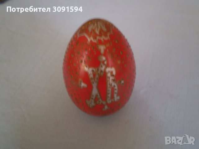 Руско ръчно рисувано дървено яйце, снимка 11 - Антикварни и старинни предмети - 36896457