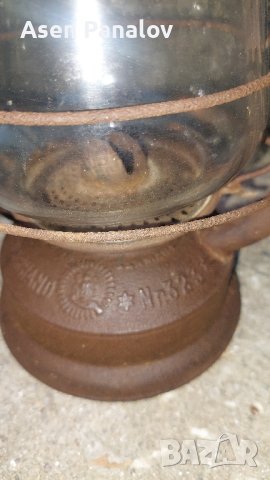 Старинна немска газена лампа/фенер-323, снимка 3 - Антикварни и старинни предмети - 43125614