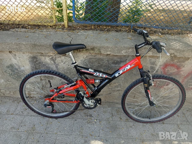 26 цола алуминиев велосипед с 21 скорости усилени капли амортисьори предни и задни в перфектно , снимка 11 - Велосипеди - 51158377