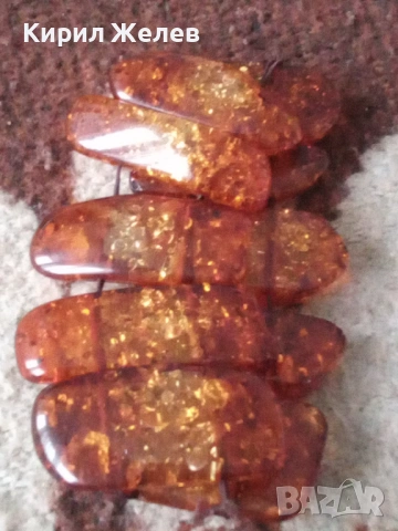 Гривна кехлебарена разтегливи 53794, снимка 10 - Гривни - 53517074