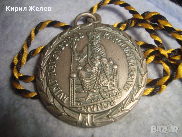 СТАР КРАЛСКИ НЕМСКИ ПОСРЕБРЕН РЯДЪК КРАСИВ КОЛЕКЦИОНЕРСКИ МЕДАЛ с ШНУРЧЕ 30634, снимка 8 - Антикварни и старинни предмети - 37954907