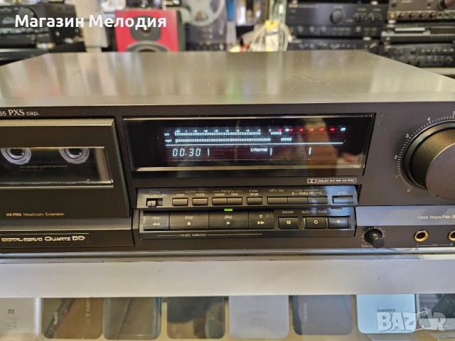 Касетен дек Technics RS-B665 Работи перфектно, използван е изключително малко, като нов е. Леки забе, снимка 6 - Декове - 51181554