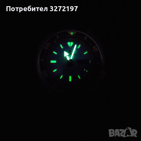 PARNSPRE автоматичен часовник японски механизъм NH36A,гмуркане, 300 M, стъкло сапфир , снимка 4 - Мъжки - 40437298