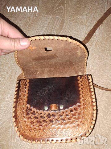 Ретро  Дамска  Кожена  Чанта ЕСТЕСТВЕНА КОЖА , снимка 8 - Чанти - 43942547