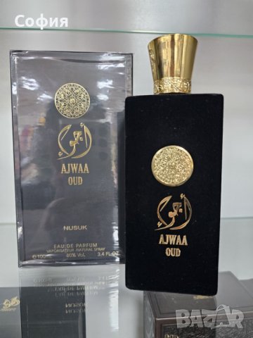 Оригинален Арабски мъжки парфюм Ajwaa Oud Nusuk Eau de Parfum 100ml, снимка 1 - Мъжки парфюми - 43923661