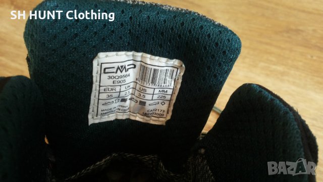 CMP WP Thiamat Mid Trekking Waterproof Shoe EUR 35 / UK 2,5 естествена кожа водонепромокаеми - 518, снимка 18 - Детски боти и ботуши - 43750787