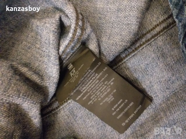 G-star 3301 PM Shirt - страхотна дънкова риза М, снимка 7 - Ризи - 43316565