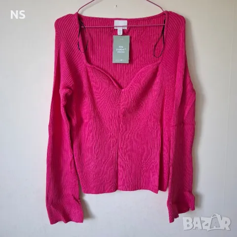 Нм  , рипсена блуза , снимка 5 - Блузи с дълъг ръкав и пуловери - 50379052